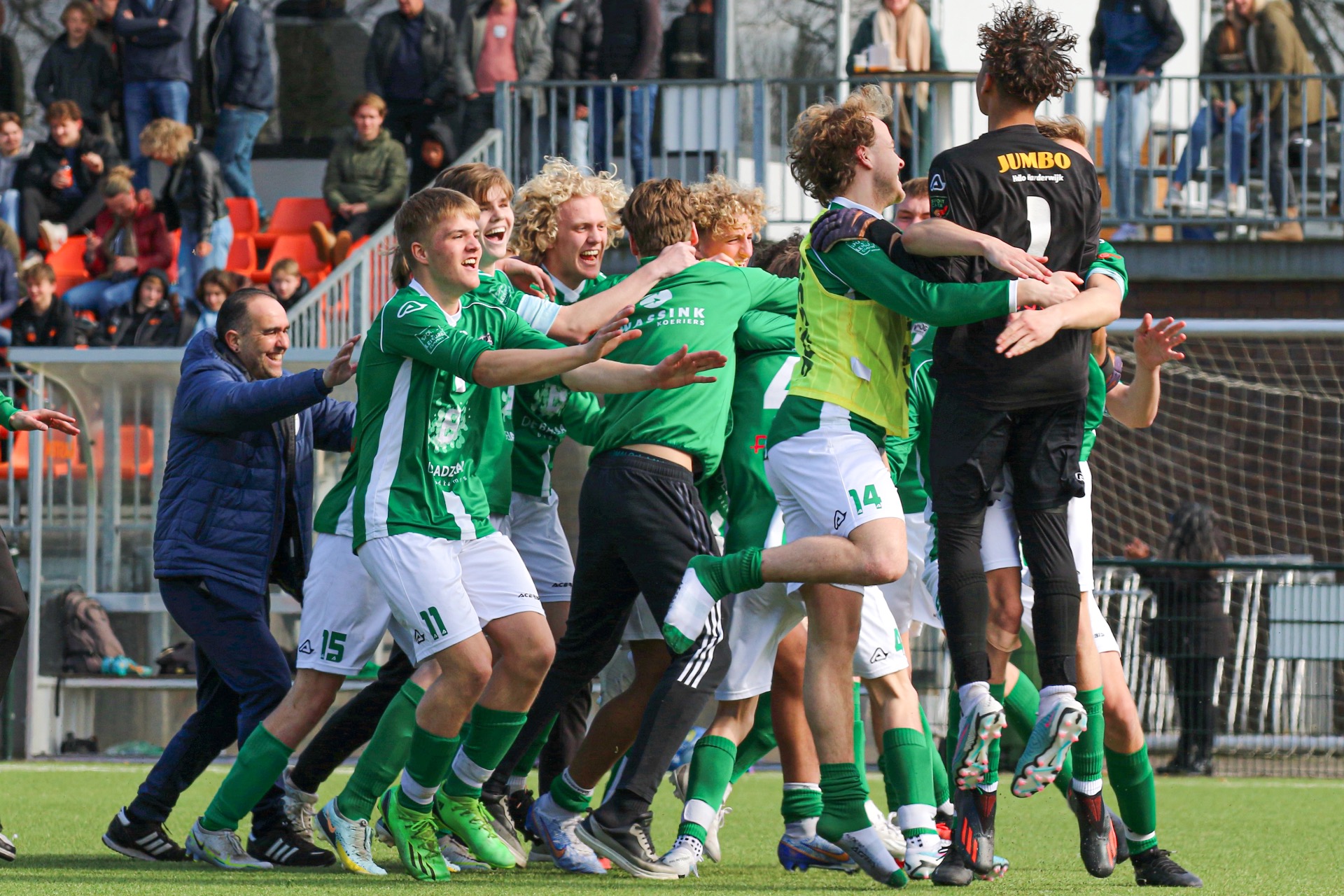 moment na het pakken van de penalty 
